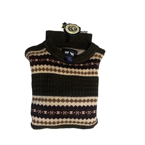 NWT Wood & Gray Eclectic Grandpa 100% Cotton Sweater Sz L Unisex - Picture 2 of 6